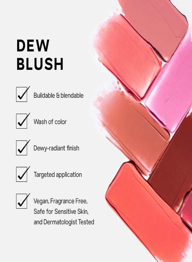 Saie Dew Liquid Blush for Cheeks Trio - Hydrating Cream Blush Stick Set with a Blendable + Buildable Formula - Skincare Infused Dewy Face Blushes for a Natural Flush - Baby, Sweetie, & Spicy (3 Count) - Image 5